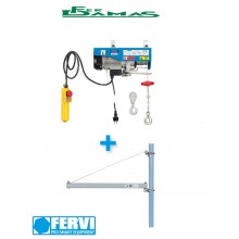 PARANCO ELETTRICO + SUPPORTO A BANDIERA FERVI ART, KIT0180